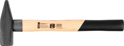 Hammer Strend Pro HM100 1000 g, Schlosserhammer, Holzgriff, Stiellänge