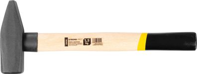 Hammer Strend Pro HM100 1500 g, Schlosserhammer, Holzgriff, Stiellänge