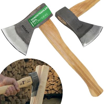 Axt Strend Pro A613 Sandblaster 800 g, Holzstiel 380 mm