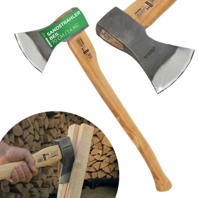Axt Strend Pro A613B Sandblaster 1400 g, Holzstiel 700 mm