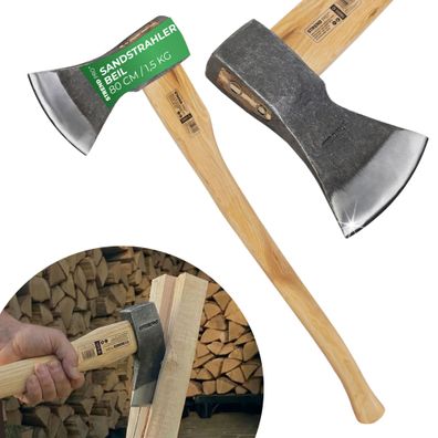 Axt Strend Pro A613B Sandblaster 1500 g, Holzstiel 800 mm