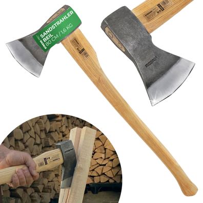 Axt Strend Pro A613B Sandblaster 1600 g, Holzstiel 800 mm