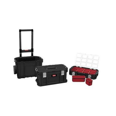 Boxen-Satz Keter® Connect Rolling SYSTEM, für Werkzeug