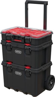 Boxen-Set Keter® 250927 Stack´n´roll mobiles System, 525x411x930 mm, für