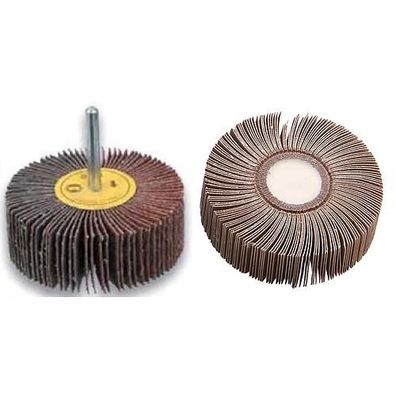 Scheibe KONNER FW603, 60x30 mm, P060, Lamellenscheibe, auf Schaft, für