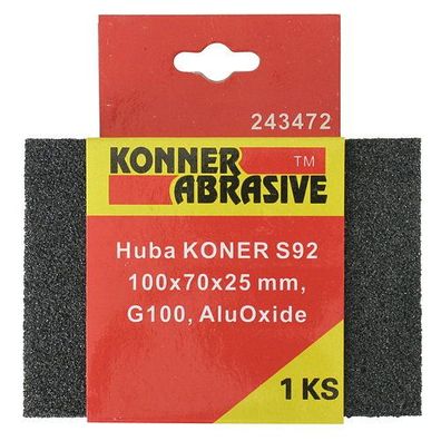 Schwamm KONNER P180, Schleifschwamm, 100x70x25 mm, AluOxide