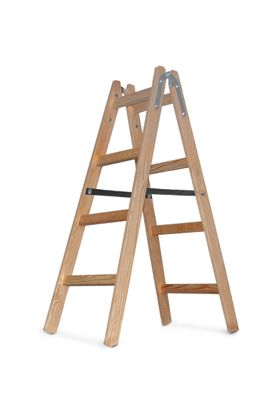 Leiter Strend Pro, PROFI, Holz-Stehleiter, 4-stufig, 1,24 m, max. 150 kg