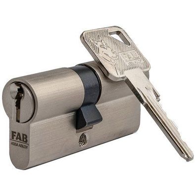 Zylinder FAB HOME 3.00 * * * / / / / / 30 + 35, 5 Schlussel, Bau, Satinnickel