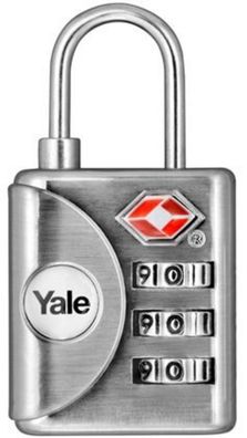 Vorhängeschloss Yale YTP1/32/119/1, Reise, TSA mit Zahlenkombination, 42 mm