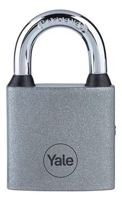 Vorhängeschloss Yale Y111S/50/125/1, Eisen, silber, 50 mm, 3 Schlüssel