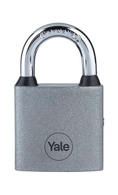 Vorhängeschloss Yale Y111S/32/116/1, Eisen, silber, 32 mm, 3 Schlüssel