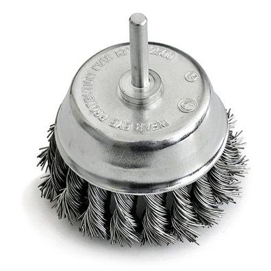 Bürste Strend Pro TCB-510 75 mm, gezopft, mit Schaft, Draht 0.35 mm