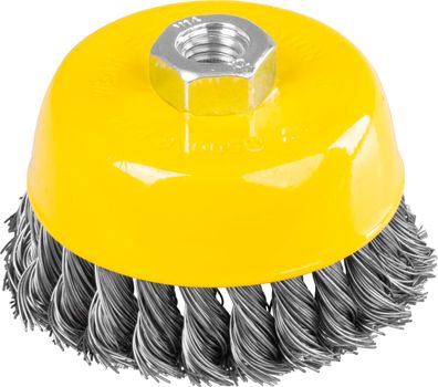 Bürste Strend Pro TCB-500 100 mm, Topfbürste, gezopft, M14x2, Draht 0,35 mm
