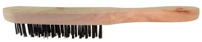 Bürste Strend Pro WB308 1406, 4-reihig, Stahl, Holzgriff