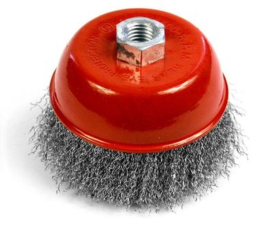 Bürste Strend Pro CCB-501, 100 mm, Topf-, gewellt, M14x2, Draht 0.3 mm