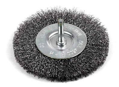Bürste Strend Pro CWB-508 63 mm, Rund-, gewellt, mit Schaft, Draht 0,3 mm