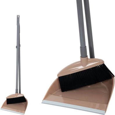 Reinigungsset York 063030, Besen mit Kehrschaufel, mit Stiel 72 cm