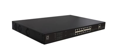 Level One FGP-2031 LevelOne Switch 20x FE FGP-2031 2xGE 2xGSFP 270W 802.3 PoE