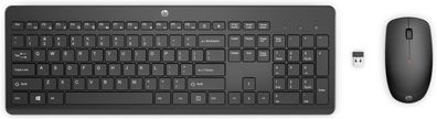HP 18H24AA#ABD Tastatur-Maus-Set kabellos schwarz