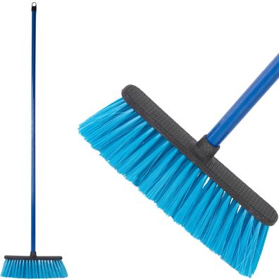 Besen MagicHome B0685, Farbmix, Stiel 120 cm, 32 cm