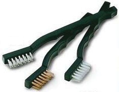 Bürsten-Set CG0504A, 3-teiliges Bürsten-Set (Stahl, Messing, Nylon)