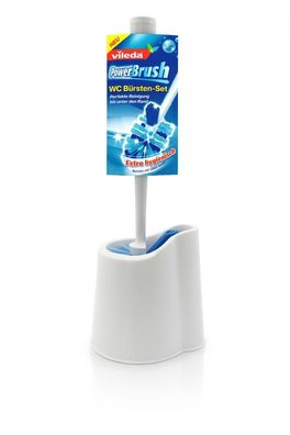 Set für Toilette Vileda, Set WC Bürste + Halter