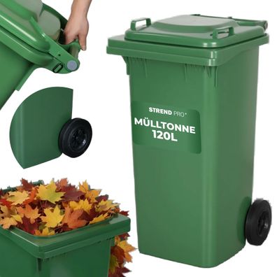 Behälter ICS GB2, 120 Liter, grün, Abfalltonne