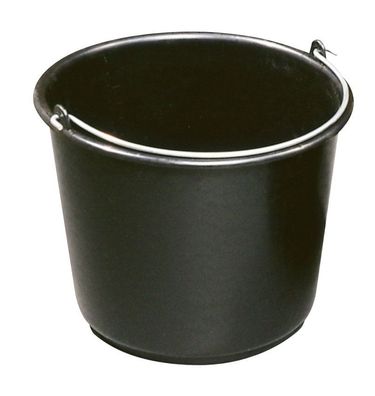 Eimer ReCycled® 16 Liter, Bau, Kunststoff, schwarz