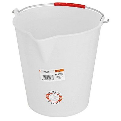 Eimer ICS P5114, 14 Liter, weiß, mit Ausguss