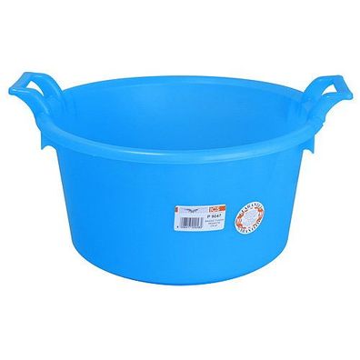 Bottich ICS P9057A, 38 Liter, 55 cm, blau, rund, mit Ohren