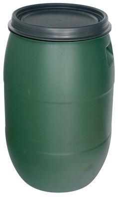 Fass Pannon Rainbarel 120 Liter 395 mm, grünes Fass für Regenwasser, HDPE