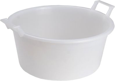 Bottich ICS P9145, 18 Liter, 45 cm, weiß, rund, mit Ohren