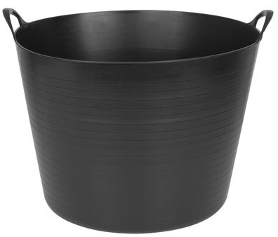 Eimer Strend Pro Flexi, schwarz, Bau, mit Ohren, 46,5x37 cm, 42 Liter