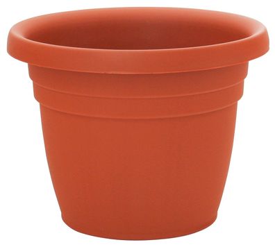 Blumentopf ICS THEA, 18x14 cm, Terracotta-Farbe, Kunststoff