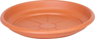 Untersetzer für Blumentopf ICS ERICA rund, Terrakotta, 18 cm — Verkaufseinheit 4