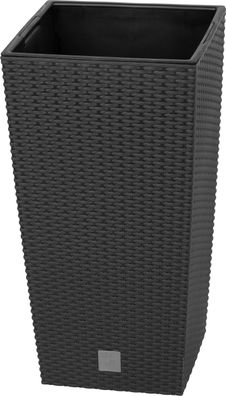 Blumentopf mit Einsatz RATO Square 325, Anthrazit