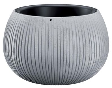 Blumentopf BETON Bowl, 29/19x20 cm, grau