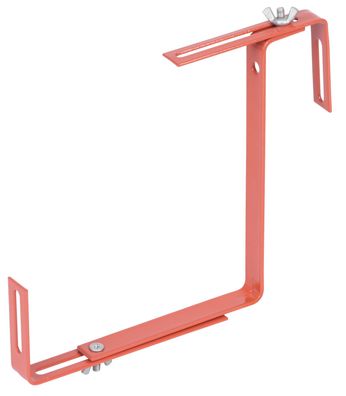 Aufhänger Strend Pro, Terrakotta, Metallhalter für Balkonkasten, Packung