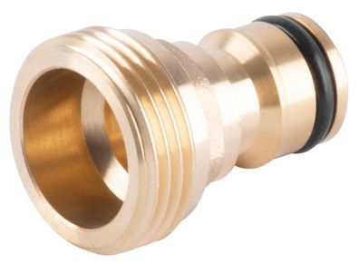 Adapter Strend Pro, Messing, G3/4", Außengewinde, für Gartenschlauch
