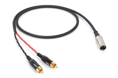 Mogami -2549 No Compromise- HighEnd Kabel - 1x DIN auf 2x Cinch - Hicon - Rean