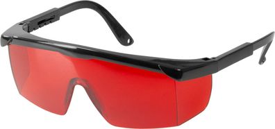 Brille Safetyco B507, rot, Schutzbrille, einstellbar