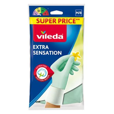 Handschuhe Vileda Extra Sensation, M