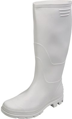 Stiefel boots Ginocchio, weiß 44, Pvc, Garten