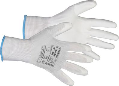 Handschuhe ST Brotula White 11/XXL, Gartenhandschuhe, weiß, mit Blister —