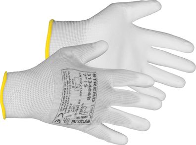 Handschuhe ST Brotula White 07/S, Gartenhandschuhe, weiß, mit Blister —
