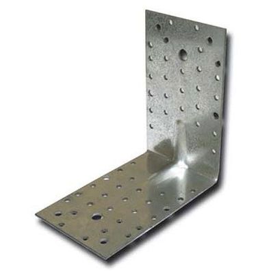 Winkel MA1048, 110x110x80/2,5 mm, Zn, (Konsole) Eckwinkel, verstärkt