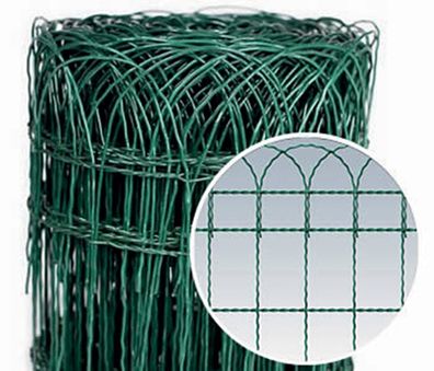 Geflecht GardeNET PVC, 40 cm, 15x9cm, dekorativ, Garten, Packung 25 m