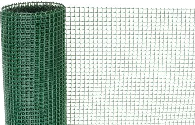Geflecht Economy 5, 1000 10x10 mm, quadratisches Muster, 300g m2, grün