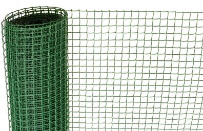 Geflecht Economy 7, 1000 20x20 mm, quadratisches Muster, 300g m2, grün