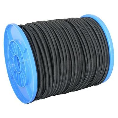 Gummiseil Strend Pro R100, 8 mm, elastisches schwarzes Gummi, Traglast